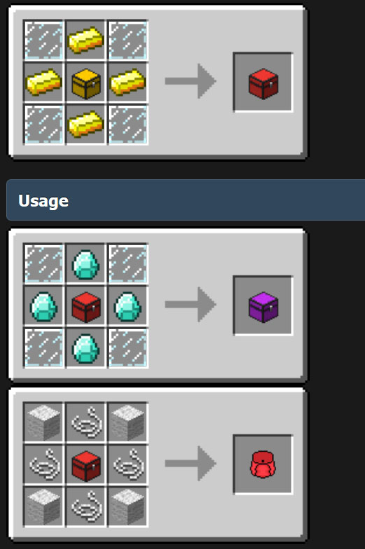 Compact Storage Mod Crafting Recipes Quintuple Chest