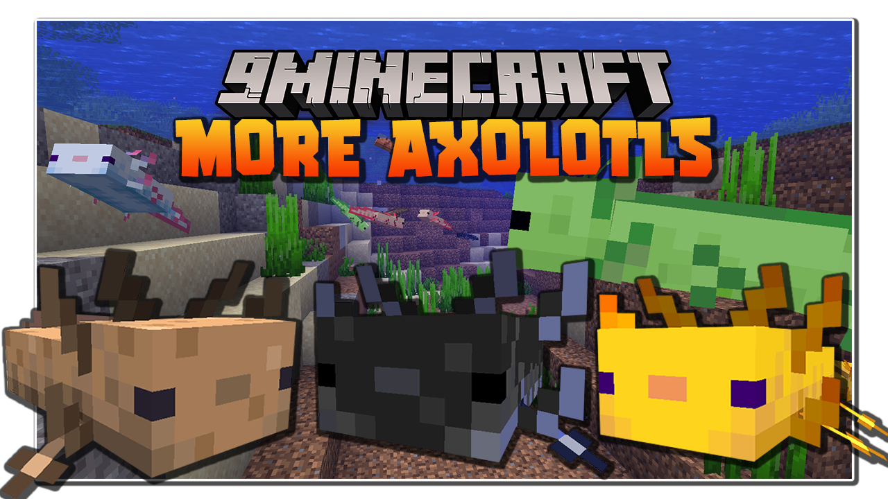 More Axolotls Mod