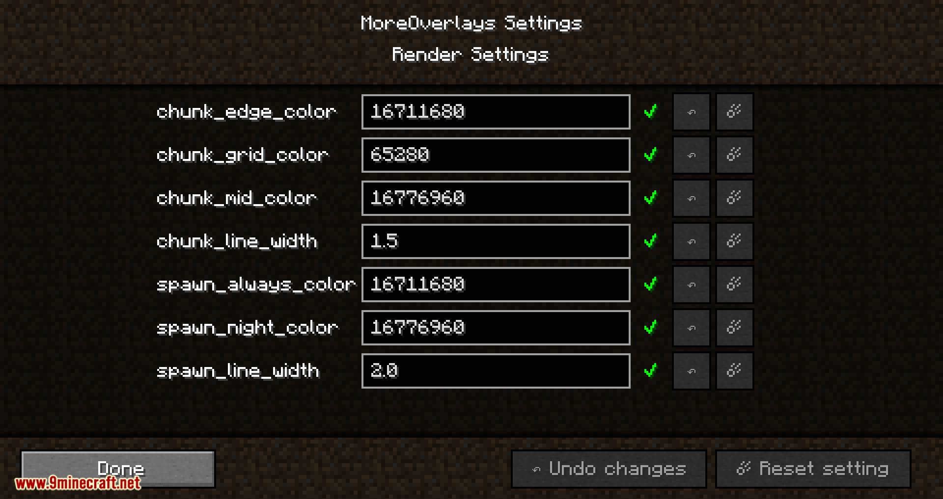 More Overlays Updated mod for minecraft 14