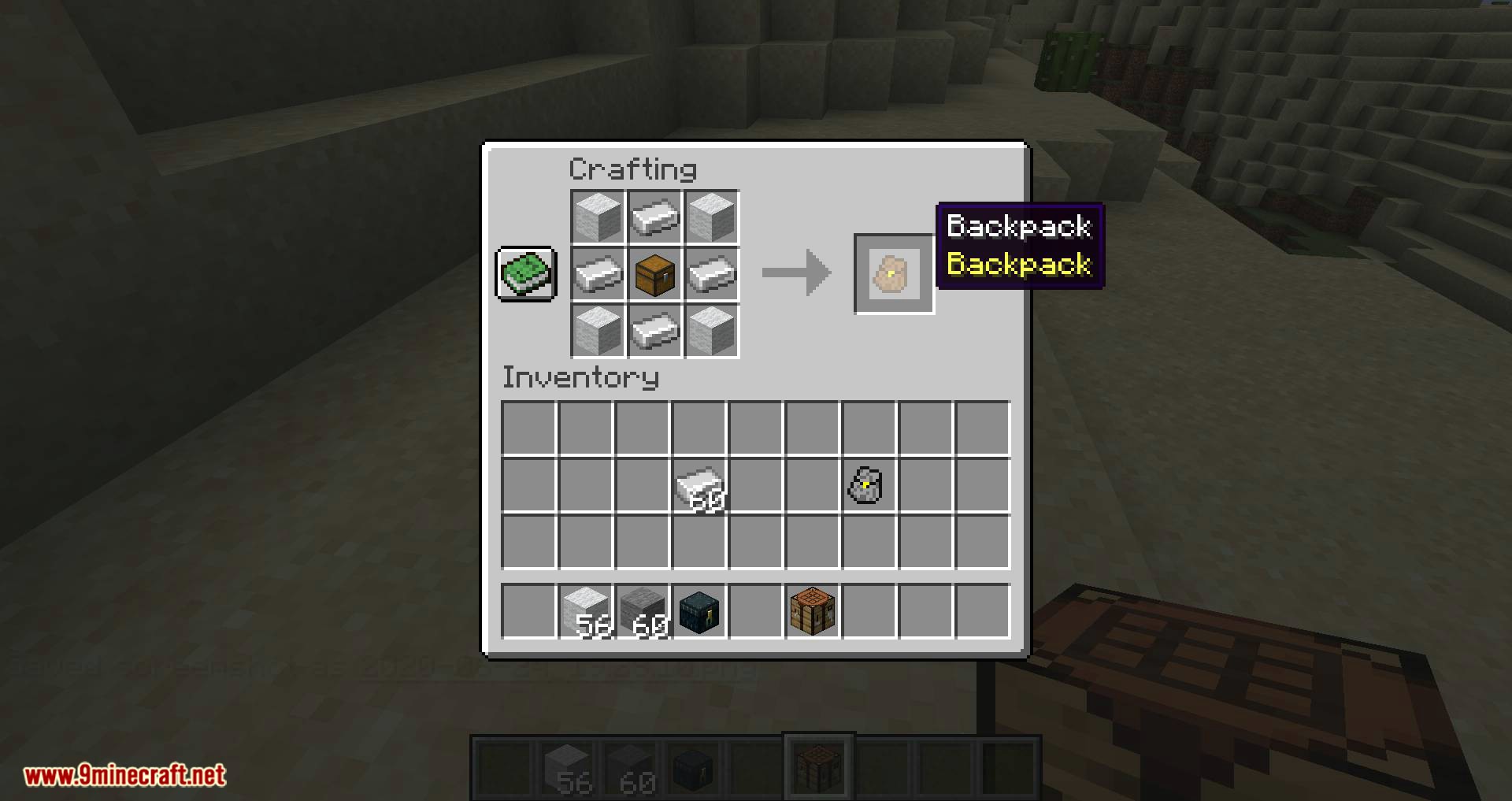 Simple Backpack mod for minecraft 11