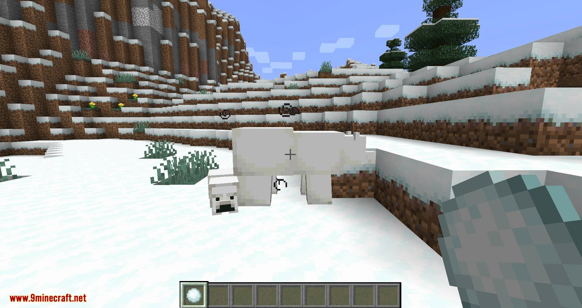 Snowballs Freeze Mobs mod for minecraft 03