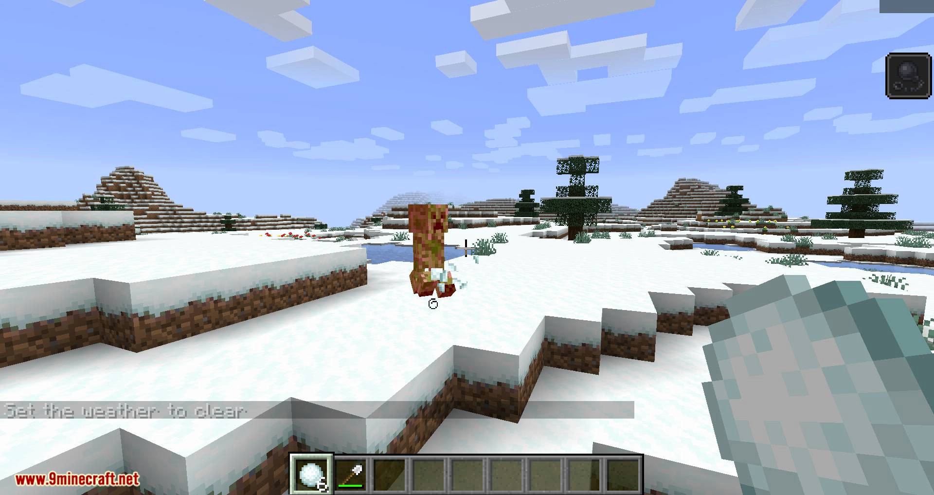Snowballs Freeze Mobs mod for minecraft 08