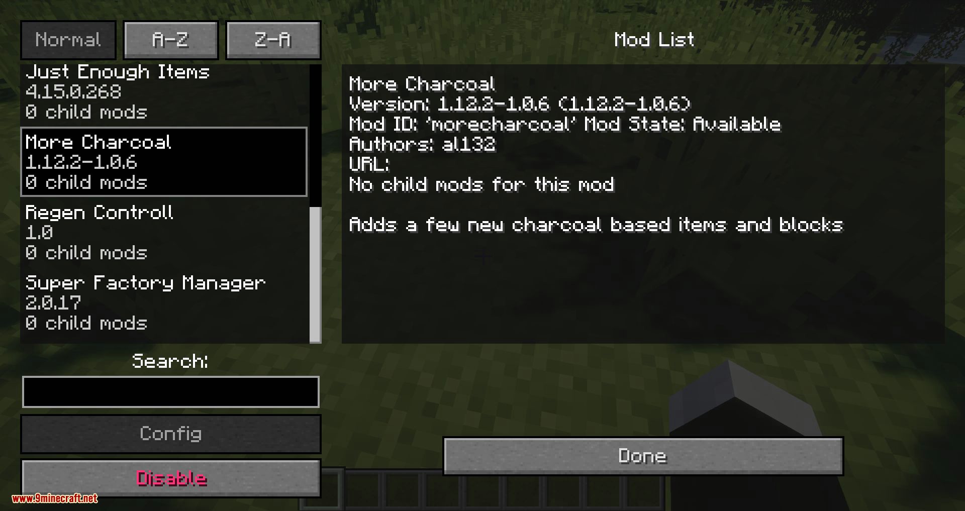 More Charcoal mod for minecraft 12
