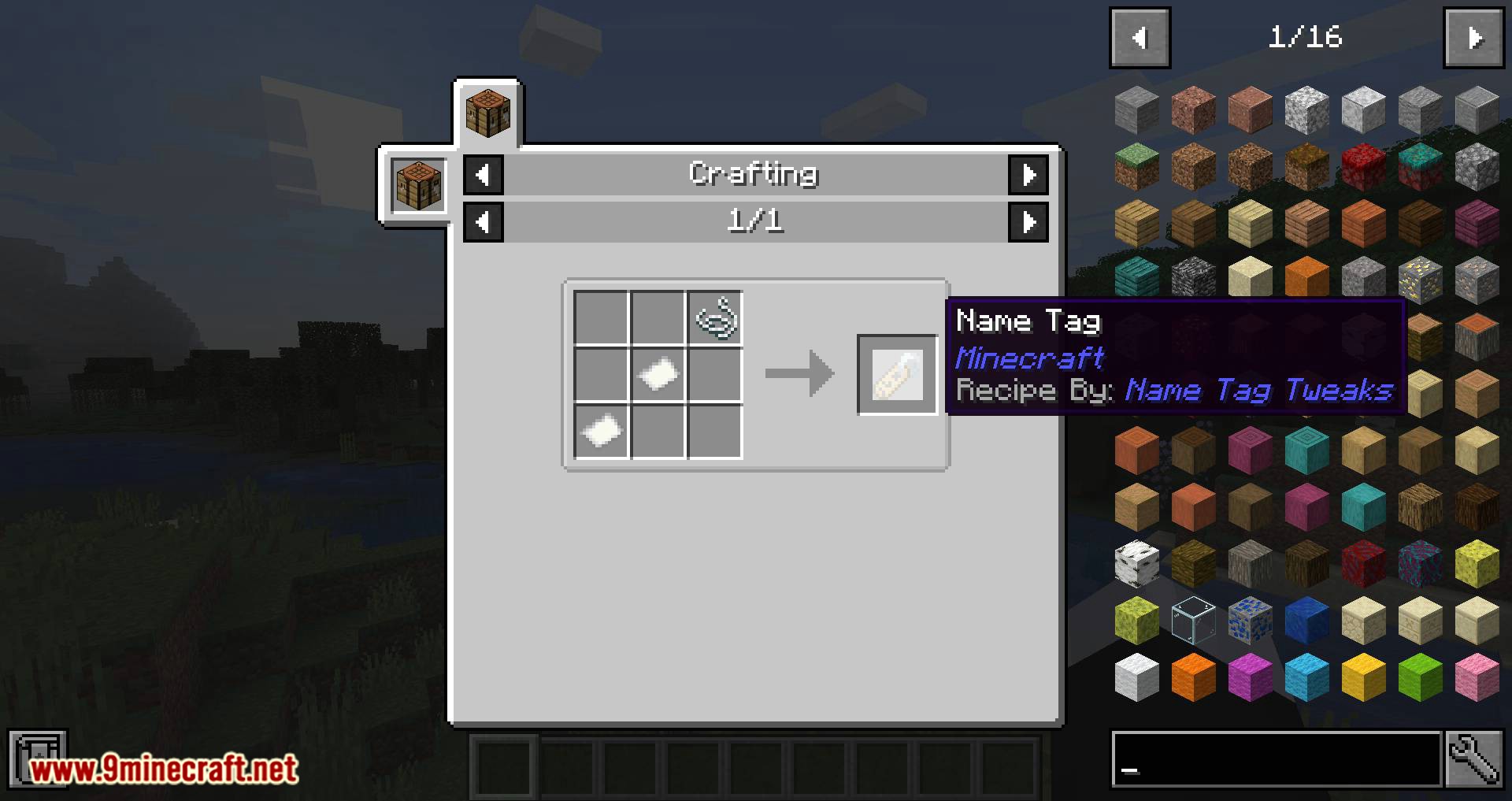 Name Tag Tweaks mod for minecraft 01