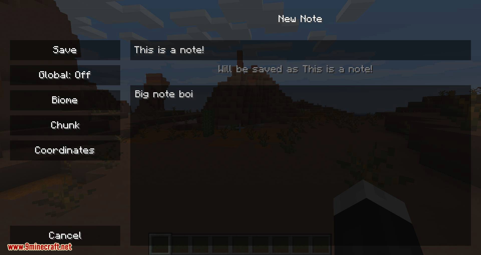 Notes mod for minecraft 03